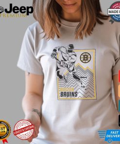 Boston Bruins Starter White Player Grid T Shirt