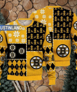 Boston Bruins Ugly Sweater Christmas, Ice Hockey NHL