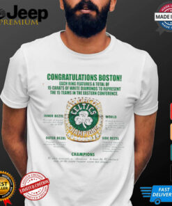 Boston Celtics 18th Ring Champions shirt