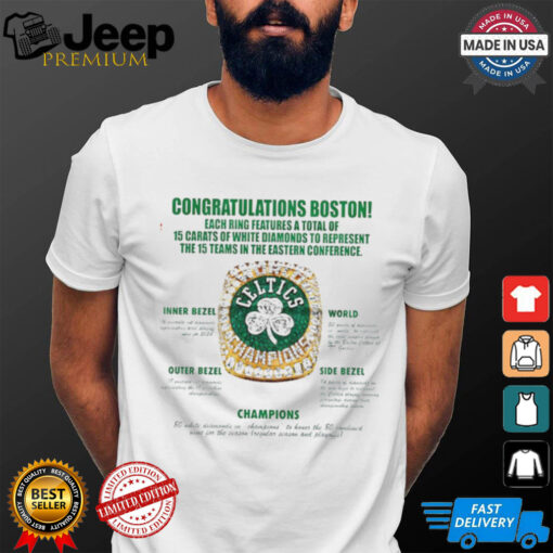 Boston Celtics 18th Ring Champions shirt