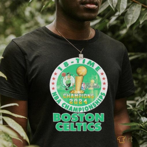 Boston Celtics 2024 NBA Championship Champions 18 Time T Shirt