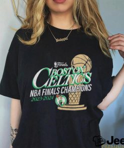 Boston Celtics 2024 NBA Finals Champions Fast Break Finish Trophy Shirt