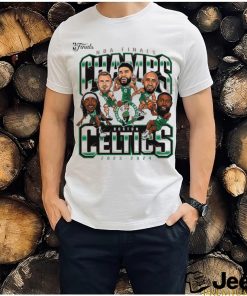 Boston Celtics 2024 NBA Finals Champions Pull Up Jumper Caricature Shirt