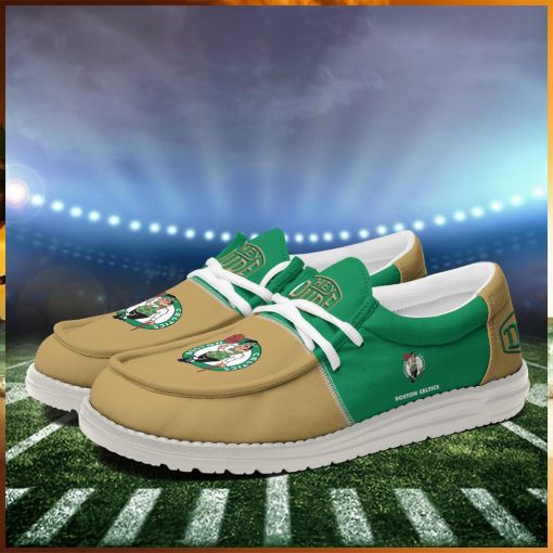 Boston Celtics 2024 Personalized Hey Dude Shoes