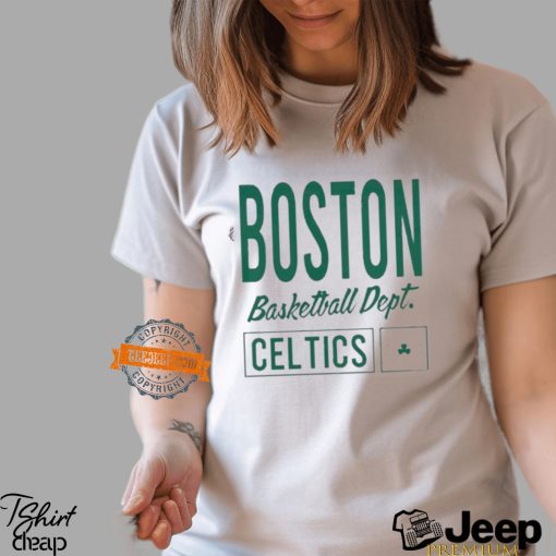 Boston Celtics Baseketball Dept Shirt