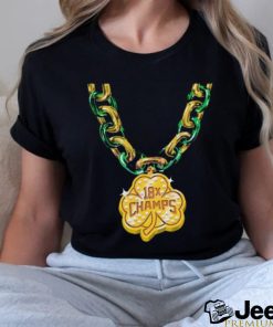 Boston Celtics Basketball 18 Champs Shamrock Chain shirt