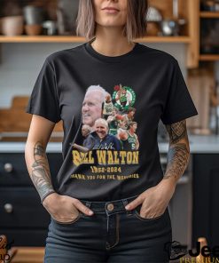 Boston Celtics Bill Walton 1952 2024 Thank You For The Memories T Shirt