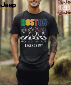 Boston Celtics Bruins Red Sox New England Patriots The Legends Way T Shirt