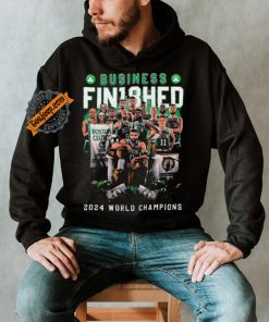 Boston Celtics Business Finished 18 2024 World Champions shirt