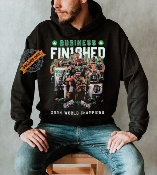 Boston Celtics Business Finished 18 2024 World Champions shirt