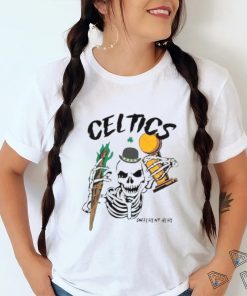 Boston Celtics Championship Skeleton Trophy Shirt