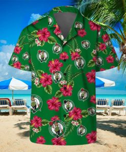Boston Celtics Cute Flower Hibiscus Tropical Hawaiian Shirt And Shorts