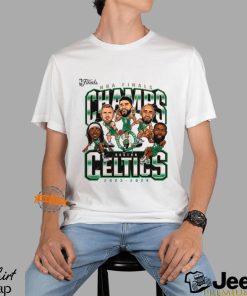 Boston Celtics Fanatics 2024 NBA Finals Champions Pull Up Jumper Caricature T Shirt