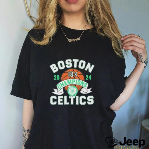 Boston Celtics Homage 18 Time NBA Finals Champions Vintage Shirt