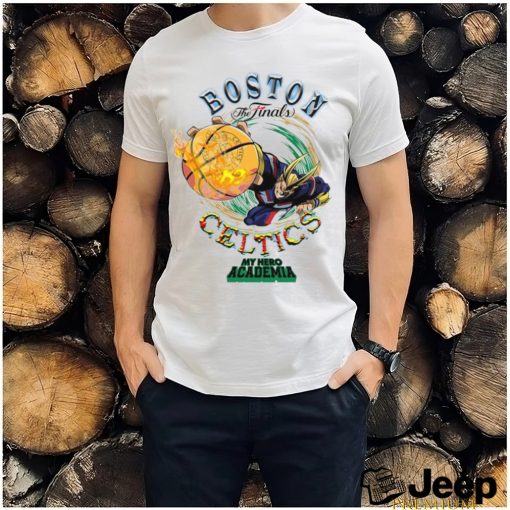 Boston Celtics Hyperfly 2024 NBA Final x My Hero Academia shirt