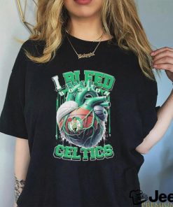 Boston Celtics I Bleed Celtics Basketball Fan Forever T Shirt