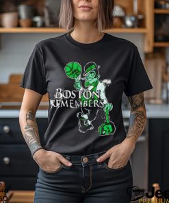 Boston Celtics Lucky the Leprechaun remembers shirt