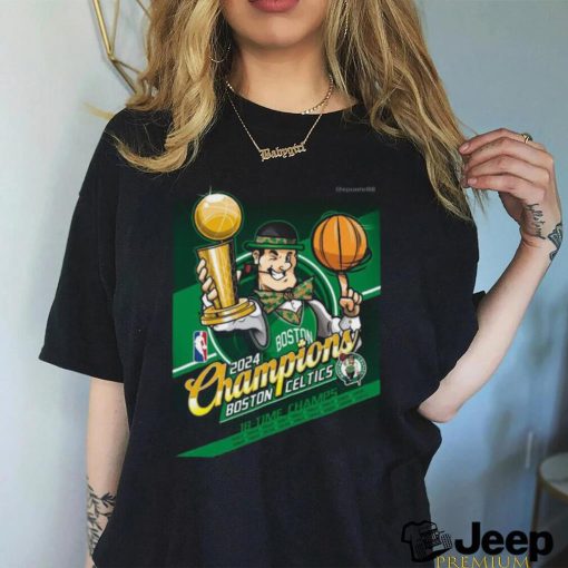 Boston Celtics Mascot 2024 NBA Finals Champions shirt