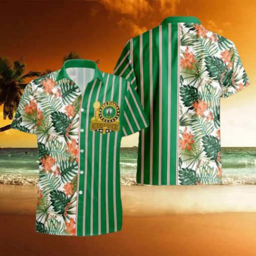 Boston Celtics NBA Champions Pattern Print Hawaiian Set