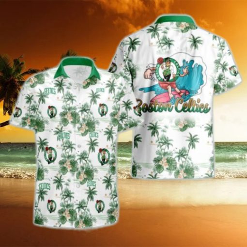 Boston Celtics National Basketball Association All Over Print Hawaiian Set