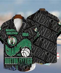 Boston Celtics National Basketball Association Hawaiian Shirt