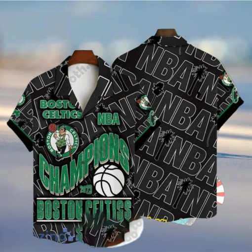 Boston Celtics National Basketball Association Hawaiian Shirt