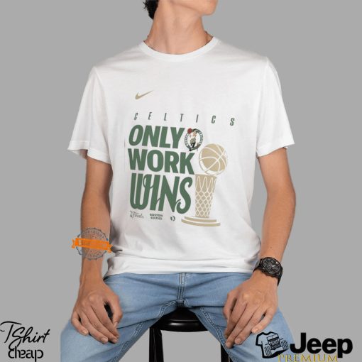 Boston Celtics Nike Women’s 2024 NBA Finals Champions Celebration Parade T Shirt