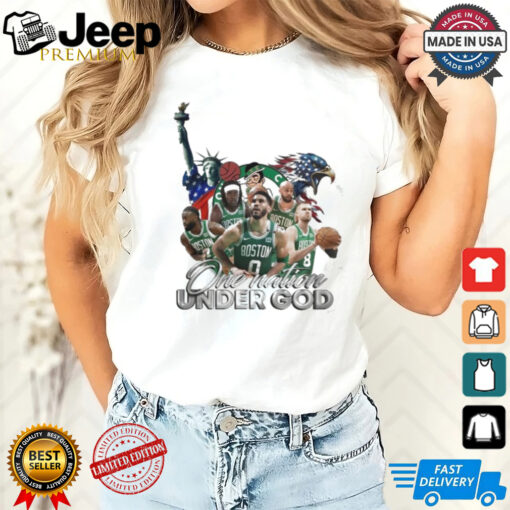 Boston Celtics One Nation Under God Unisex T Shirt