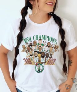 Boston Celtics Parade Luke Kornet 2024 Champions Banner Eighteen Shirt