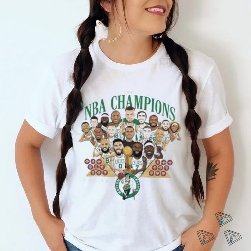 Boston Celtics Parade Luke Kornet 2024 Champions Banner Eighteen Shirt