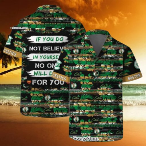 Boston Celtics Team Logo Pattern Vintage Hawaiian Set