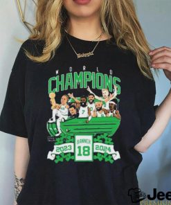 Boston Celtics World Champions Banner 18 2023 2024 shirt