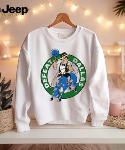 Boston Celtics defeat Dallas Mavericks logo shirt