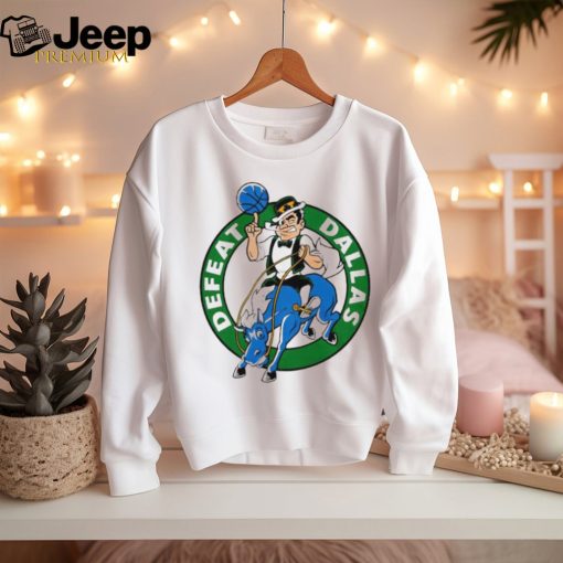 Boston Celtics defeat Dallas Mavericks logo shirt