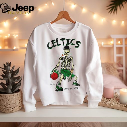 Boston Celtics different here skeleton shirt