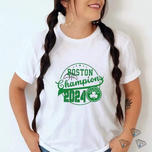 Boston Champions 2024 Basketball logo shirt