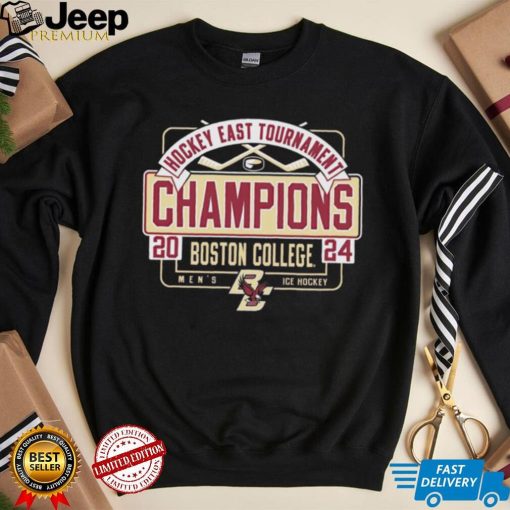 Boston College Eagles 2024 Hockey East Men’s Tournament Champions shirt