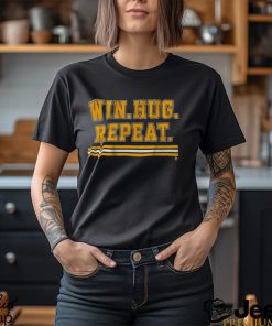 Boston Hockey Win Hug Repeat Shirt