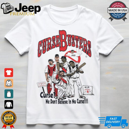 Boston Red Sox Curse Busters we don’t believe in no curse vintage shirt