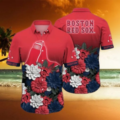 Boston Red Sox MLB Flower Hawaii Shirt And Tshirt For Fans