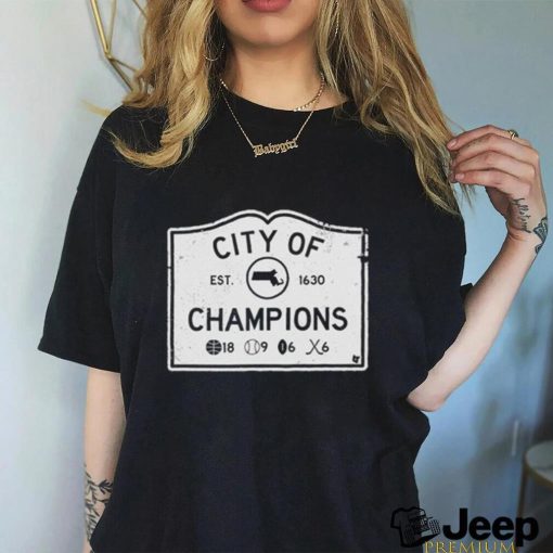 Boston Sports City of Champions shirt