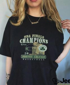 Boston celtics ’47 2024 nba finals champions courtside franklin shirt