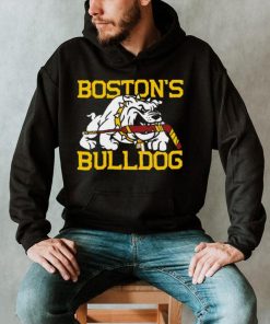 Boston’s Bulldogs hockey mascot cartoon 2024 shirt