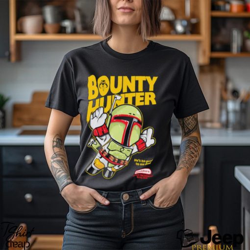 Bounty hunter he’s no good to me dead mandalore entertainment system shirt