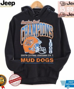 Bourbon Bowl Champions 1998 South Central Louisiana State Mud Dogs shirt