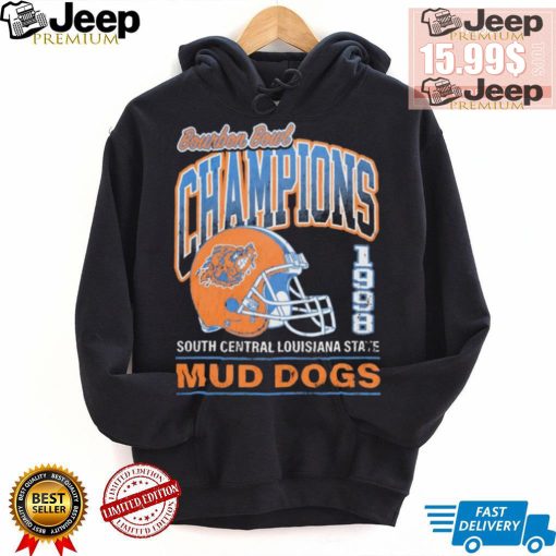 Bourbon Bowl Champions 1998 South Central Louisiana State Mud Dogs shirt