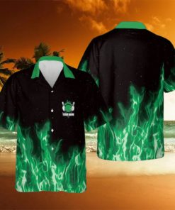 Bowling Green Flame Magic Fire Personalized Hawaiian Shirt