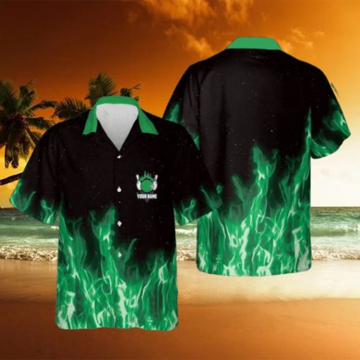 Bowling Green Flame Magic Fire Personalized Hawaiian Shirt