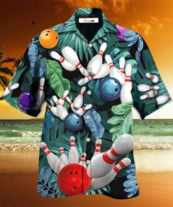 Bowling Tropical Leaf I’m So Happy Hawaiian Shirt