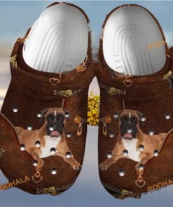 Boxer Dog Leatherboxer Clog Boxer Lover Puppy Crocs Gift